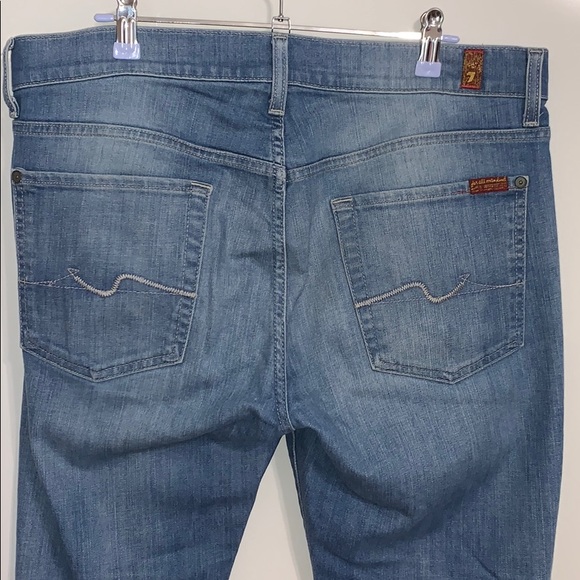 7 for all Mankind Standard Button Fly Jeans 33 - Picture 4 of 7